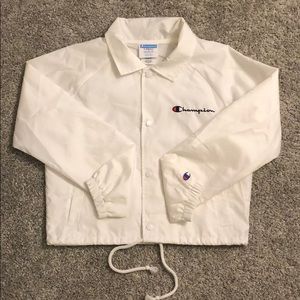 Champion cropped coaches  jacket